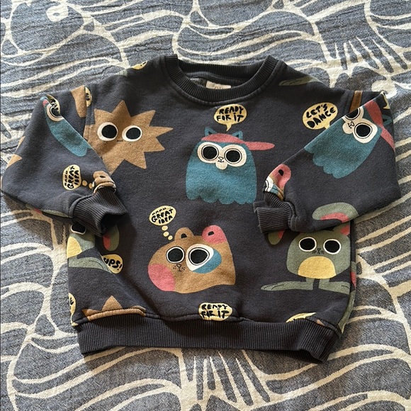 Zara Kids Graphic Sweatshirt - Multicolor - Picture 1 of 3